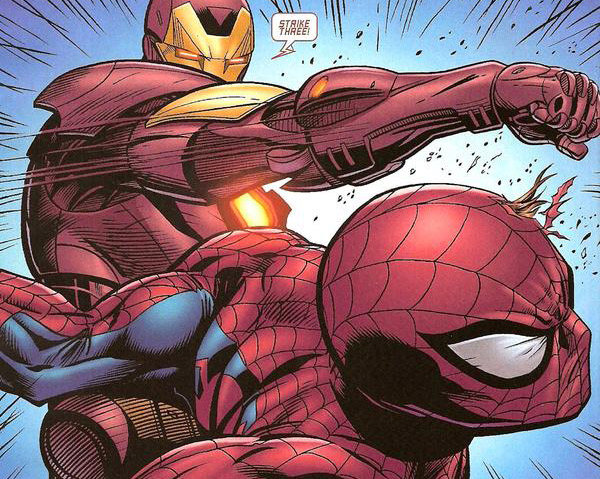 Spider-Man-vs-Iron-Man-page-from-Marvel-Comics